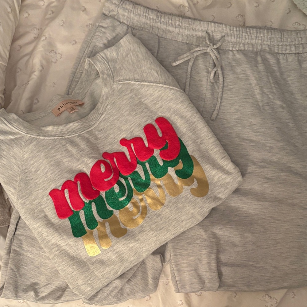 Philosophy Festive Graphic Sweatshirt
